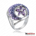 Fashion Platinum Plating Amethyst Ring for Women (Ri-HQ0305)